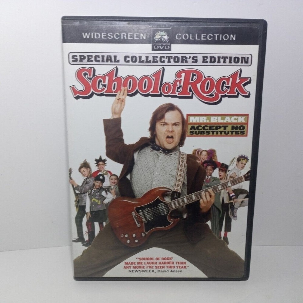 School of Rock DVD Richard Linklater(DIR) 2003 collector's edition Wide screen